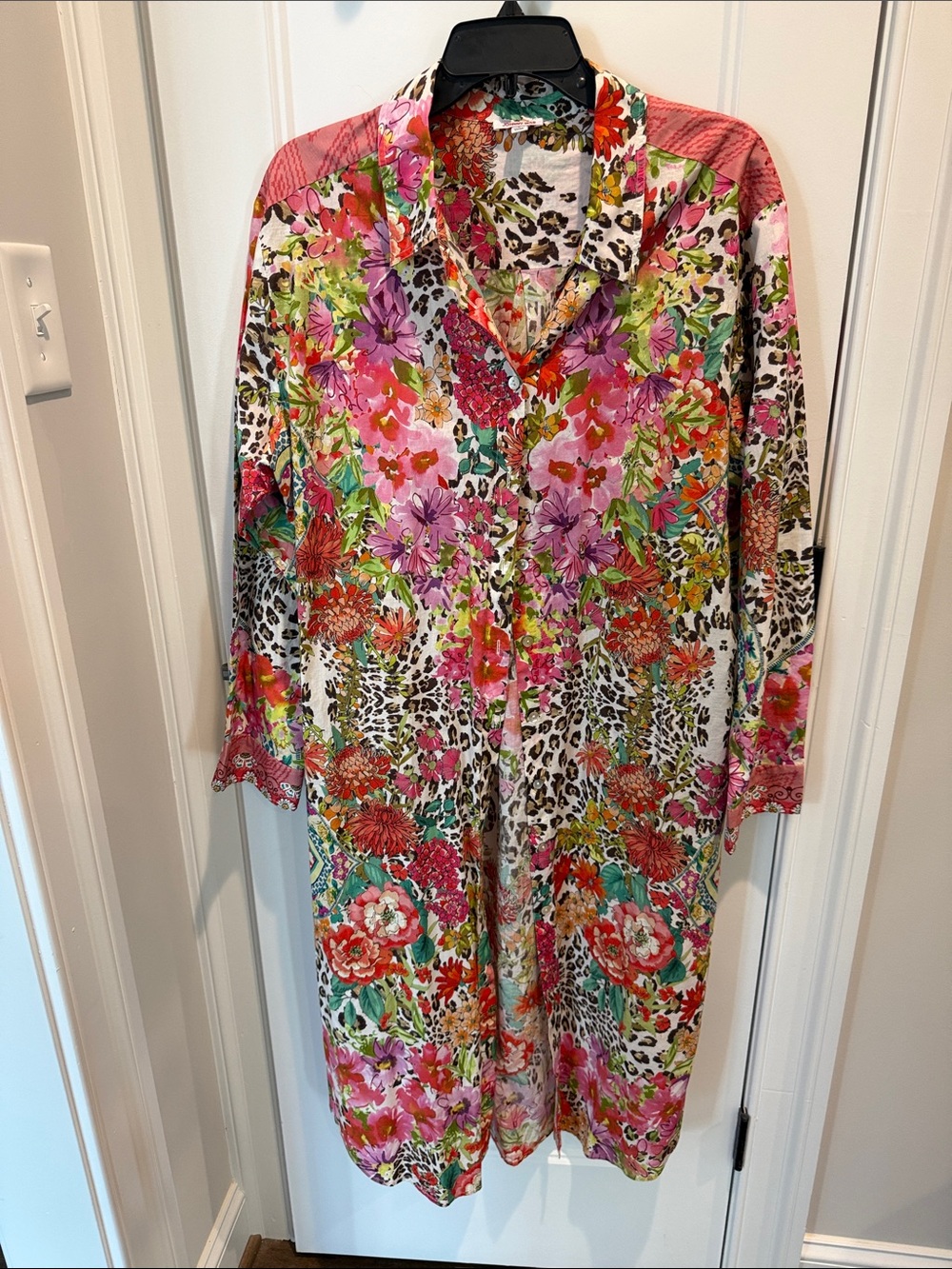 Johnny Was- Wild Garden Relaxed overshirt (L) - Picture 1 of 4